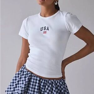 Urban Outfitters USA Appliqué Baby Tee